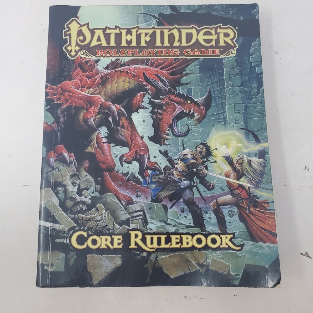 Pathfinder Roleplaying Game Core Rulebook Softcover Paizo PZO1110-PE 1st Edition
